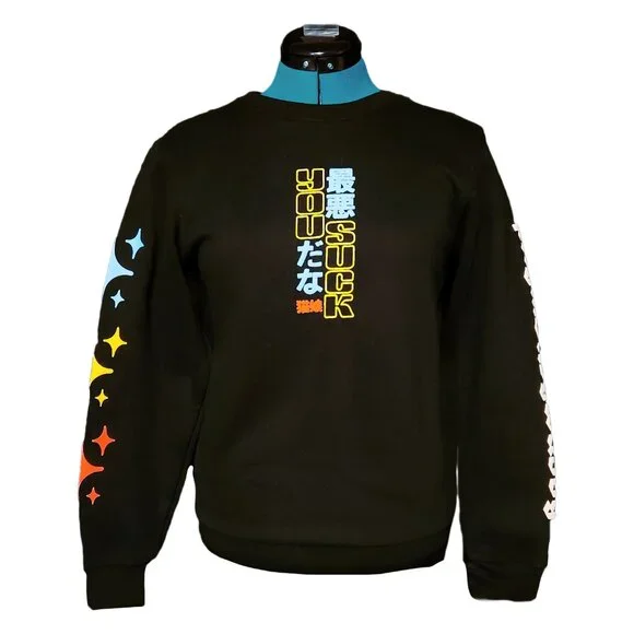 PaymoneyWubby LIMITED ED. Cloudy, You Suck Kitten Club Crewneck Sweater - Small - Picture 2 of 11